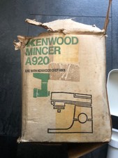 Vintage Kenwood Chef Mincer Attachment A920 In Original Box Parts