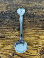 Carrol Boyes Figural “Kissing” Sugar Spoon Rare Stainless South Africa Modernist