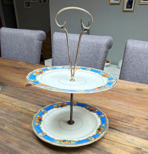 Tier round ceramic tiered - 2-tier,