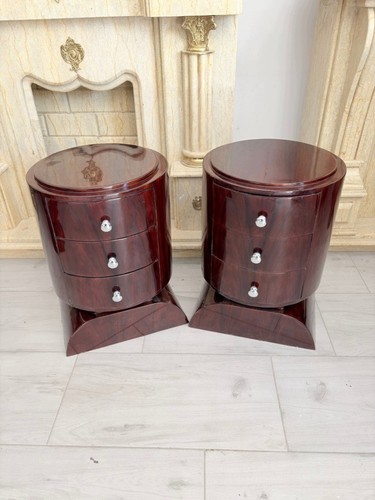 Art deco style bedside tables - art,