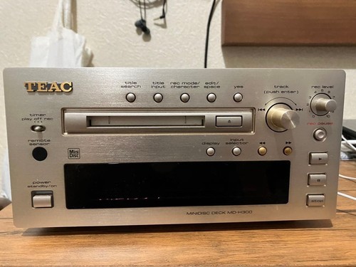Teac h300 minidisc recorder - teac,