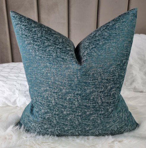 Teal textured satin - textured,