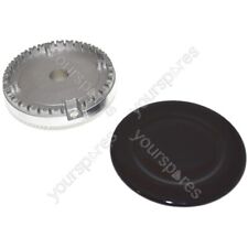 Creda and Crosslee Cooker Oven Gas Hob Burner Base and Cap Set 100mm