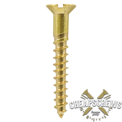 Solid brass screw - solid,