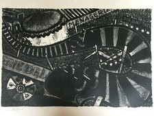 Lithograph The Fairground