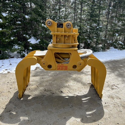 Excavator rotating grapple for - excavator,