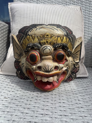 Balinese wooden barong - balinese,