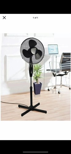 Stand fan black electric - fan,
