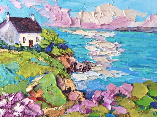 Original oil painting irish - original,