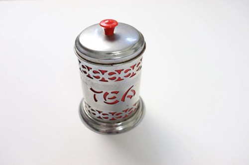 C1950s c1960s tea caddy - tea,