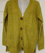 Fab M&S Mustard Mottled Green