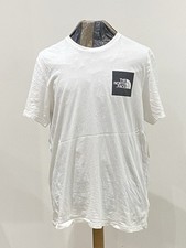 The North Face T-Shirt 100% Cotton Double Sided Graphic Print Size XL White