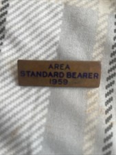 British Legion Area Standard Bearer Badge 1959