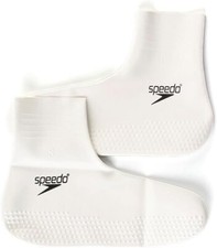 SPEEDO LATEX SWIM SOCKS WHITE