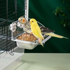 1pc acrylic cage mounted bird - cage,
