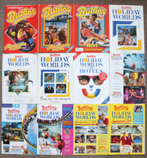 Butlins Brochures, Covers Only, 1984 to 1995 Complete, Ideal For Framing.