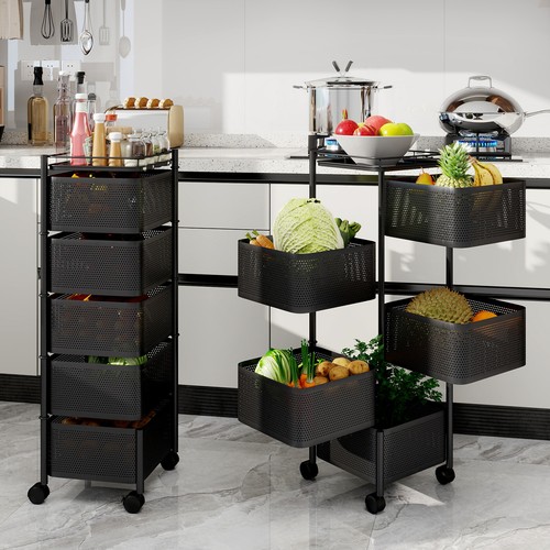 Tier square trolley basket - square,