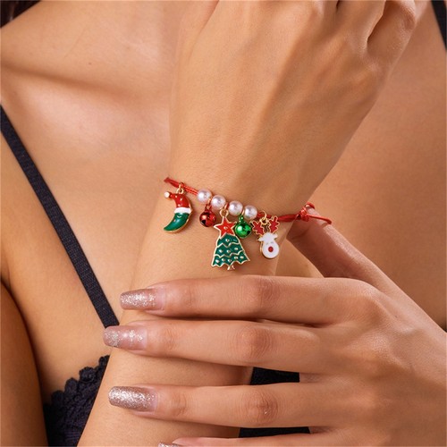 Handmade red rope christmas - rope,