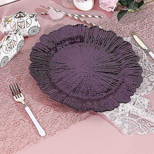 Purple round textured - purple,