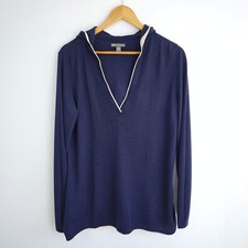 Gap L Navy Blue 100% Cashmere