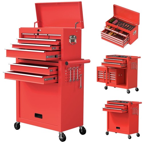 Rolling tool cabinet - with, 8