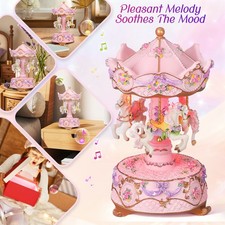 Dreamy Rotating Horse Carousel