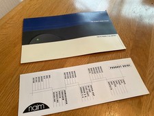 VINTAGE NAIM WORLD CL.ASS HI FI TUNER AMPLIFIERS ETC  COLOUR SALES BROCHURE