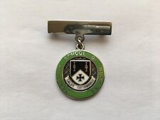 1951 BARNSLEY SCHOOL OF NURSING SILVER&ENAMEL NURSES PIN BADGE