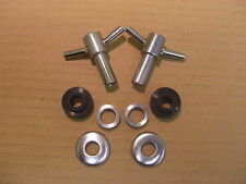 CLASSIC MINI ROCKER COVER / ROCKER BOX - CHROME T BARS (PAIR) TBAR