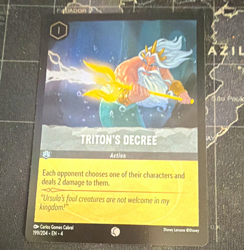 Disney lorcana tcg triton - disney, triton's