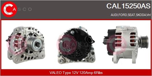 Cal15250as casco alternator - cal15250as,