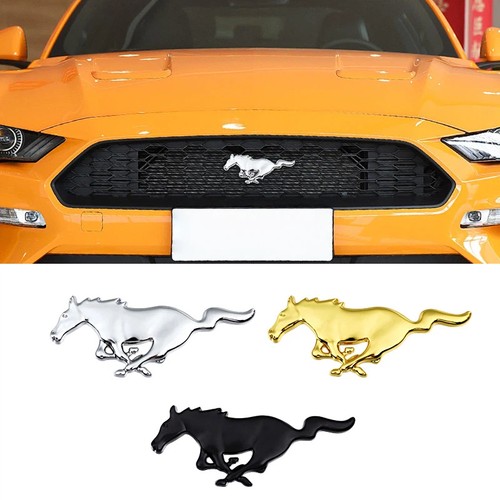 Metal grille badge chrome - metal,