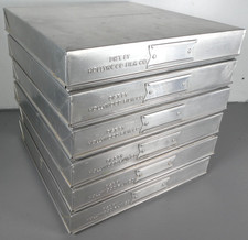 Vintage Hollywood Film Co. Cinema Movie Reel Aluminum Canister(s) Square
