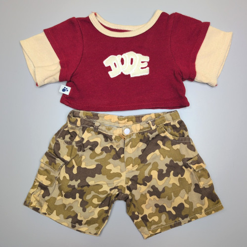 Bear factory burgundy dude - bear,