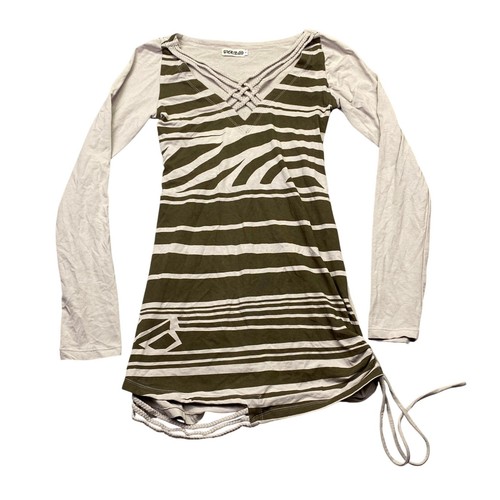 Psylo womens olive tan striped - psylo,