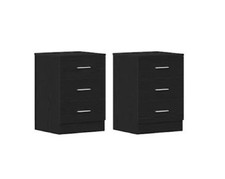 Bedside Tables with 3 Drawers