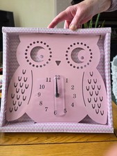 Owl Shaped Wall Clock (Brand