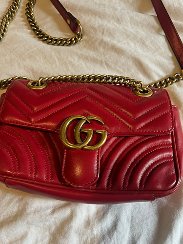 Gucci marmont red - gucci, gg