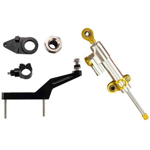 Steering damper with mounting - steering,