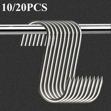 20Pcs Stainless Steel S Hooks
