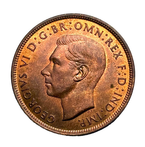 1937 penny george great - george,