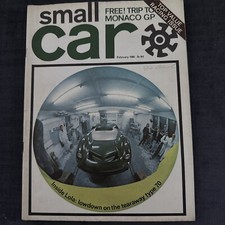 Small Car magazine February 1965, Imperator GTS, Emery Imp, Abarth 1600 OT