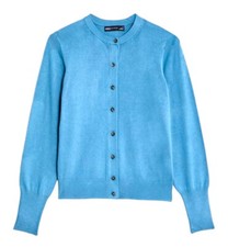 M&S Cardigan Short Knitted Cardi Jumper Button Up Ladies Sweater Comfy Layer Top