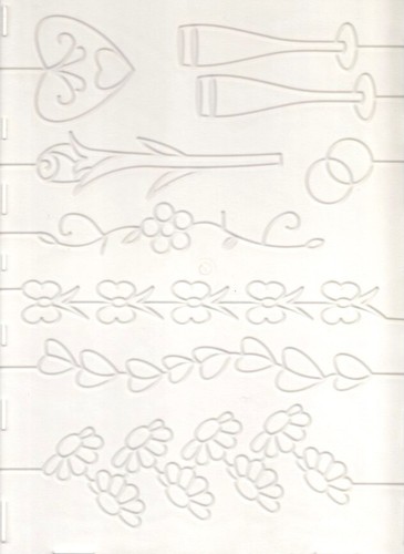 Embossing board wedding - board,,