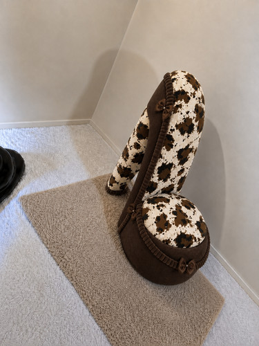Cow print high heel - cow,