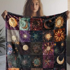 Boho Sun Moon and Stars