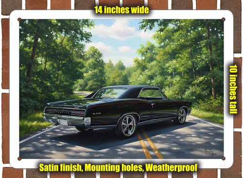 Metal sign 1967 - sign, pontiac