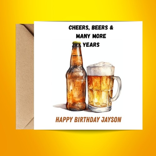 Personalized beer birthday - personalized,