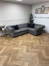 Charcoal DFS Belair Right Hand Facing Corner Sofa - Delivery Available