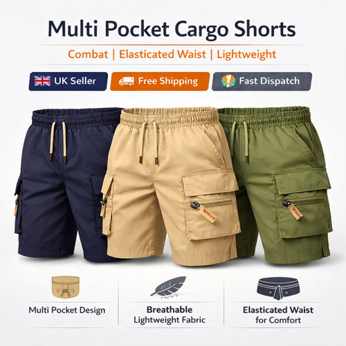 Mens cargo shorts combat - cargo,